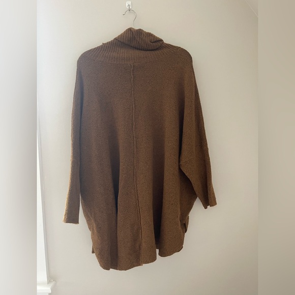 Time and Tru Brown Cowl Neck Sweater - Picture 7 of 7